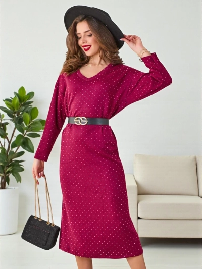 Royalfashion Женска рокля-светер