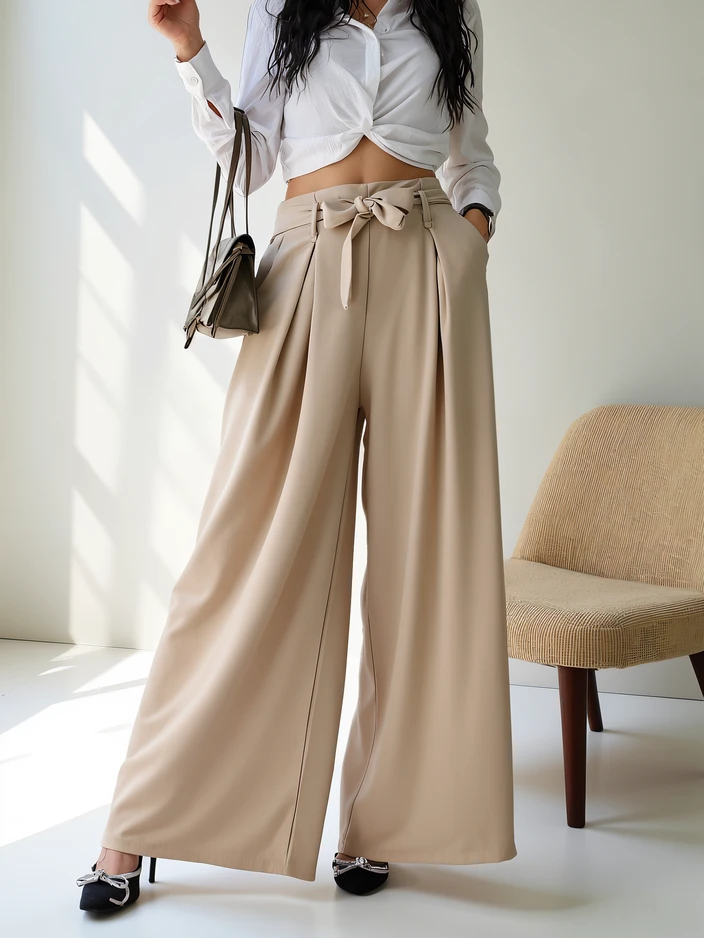 Royalfashion Широки дамски панталони