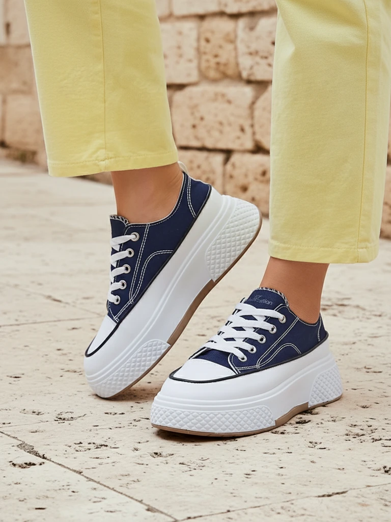 Royalfashion Женски платформи кецове Beemes