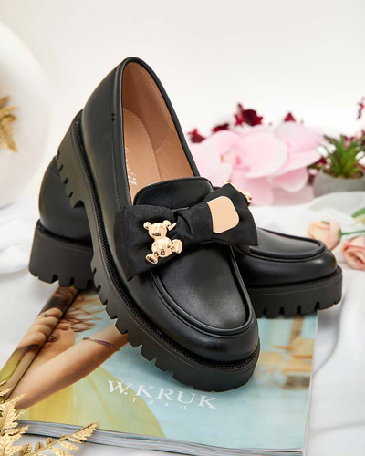 Royalfashion Дамски мокасини с панделка Mantarme