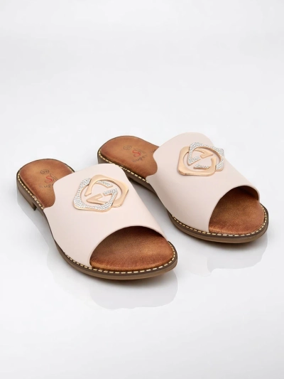 Royalfashion Дамски чехли на плоска подметка Goldie Spark