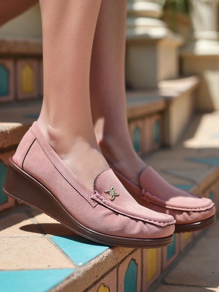 Royalfashion Женски мокасини на нисък ток Lomman