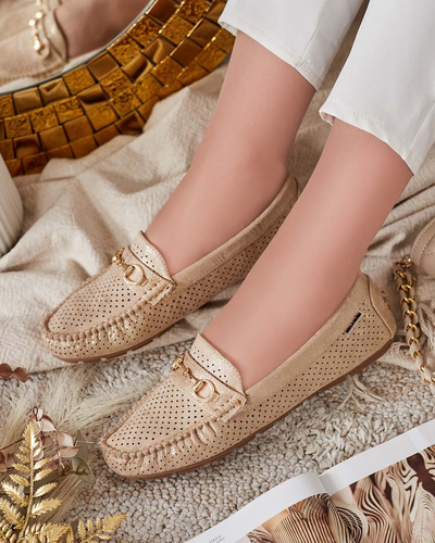 Royalfashion Дамски ажурни мокасини Mill