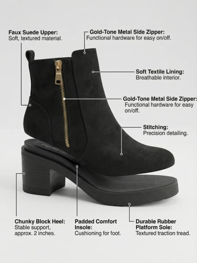 Дамски еко велурени боти на ток Arshena