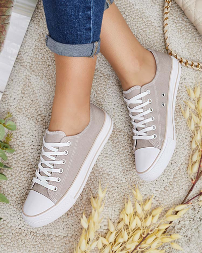 Royalfashion Дамски класически маратонки с връзки Ogisea