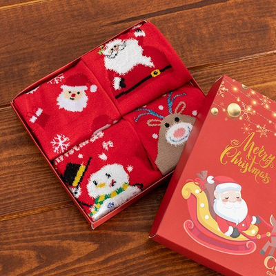 Świąteczne dziecięce skarpetki 4/pak - Skarpety