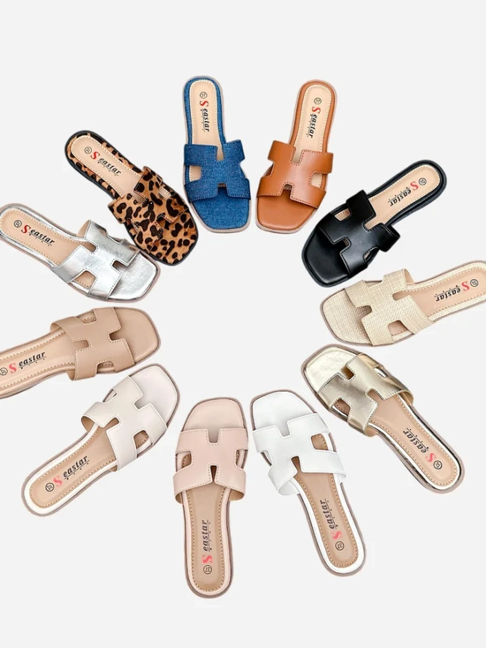 Royalfashion Женски плоски сандали Eval