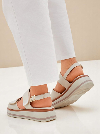 Royalfashion дамски сандали с по-дебела подметка Tulipp