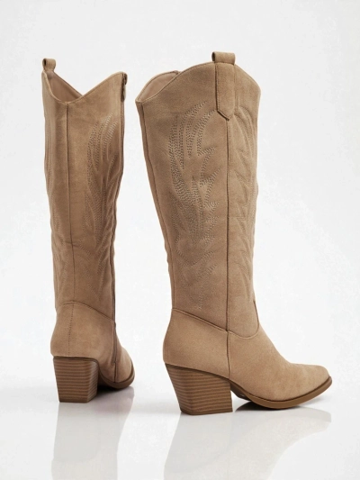 Дамски ботуши тип каубойки Marivelle