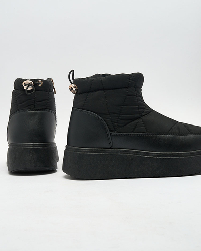 Royalfashion Дамски ботуши за сняг с приплъзване в черно Armeda