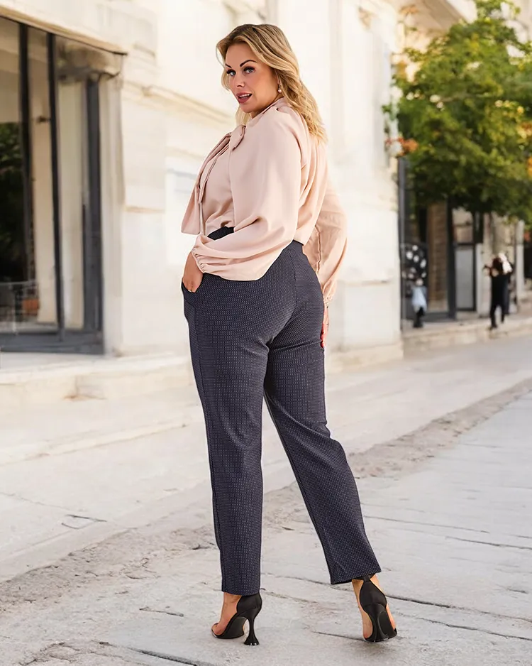 Royalfashion Дамски изолирани гамаши на точки