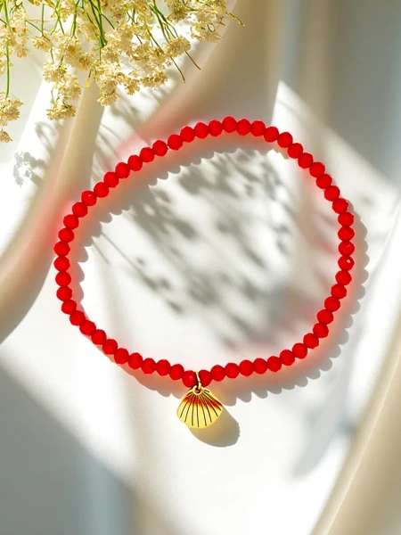 Royalfashion Дамска гривна с висулка мидена черупка