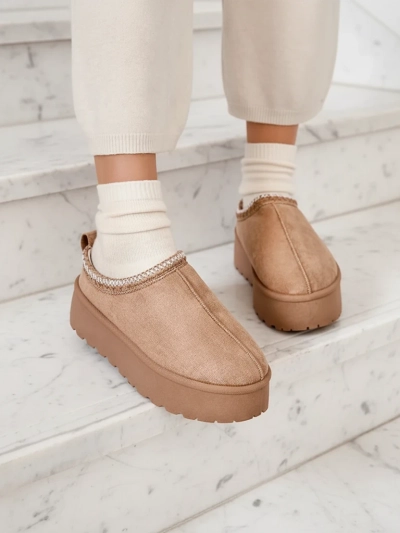 Royalfashion Дамски къси ботуши Zommy a'la snow boots