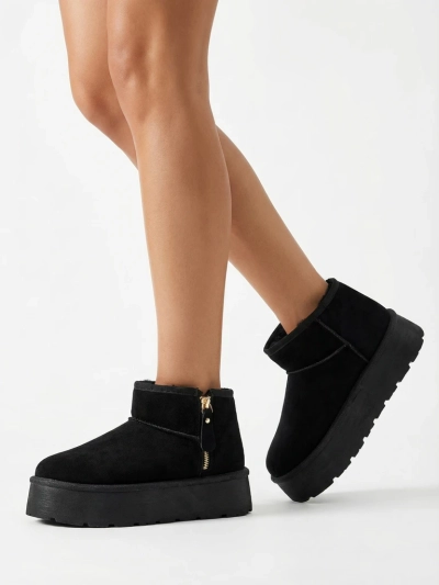 Royalfashion Дамски ботуши за сняг на платформа a'la Delgadi