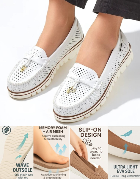 Royalfashion дамски перфорирани мокасини Elissas