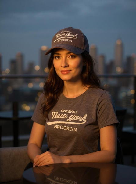 Royalfashion Шапка с козирка New York Brooklyn Унисекс