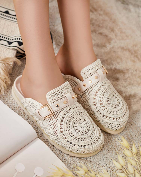 Royalfashion Дамски джапанки с бродерия Leronip