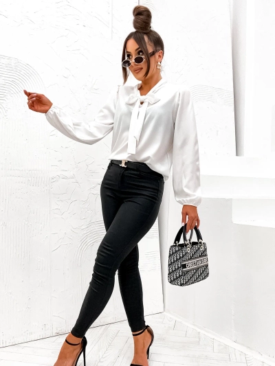 Рокля на Royalfashion за жени с панделка