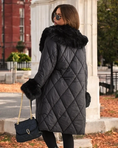 Дамско олекотено зимно яке на Royalfashion