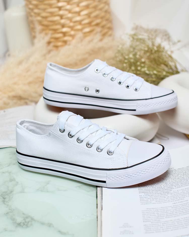 Royalfashion Дамски класически маратонки с връзки Ogisea