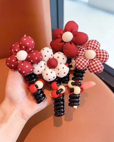 Royalfashion Спирала за коса с малко цвете Blossom Coil