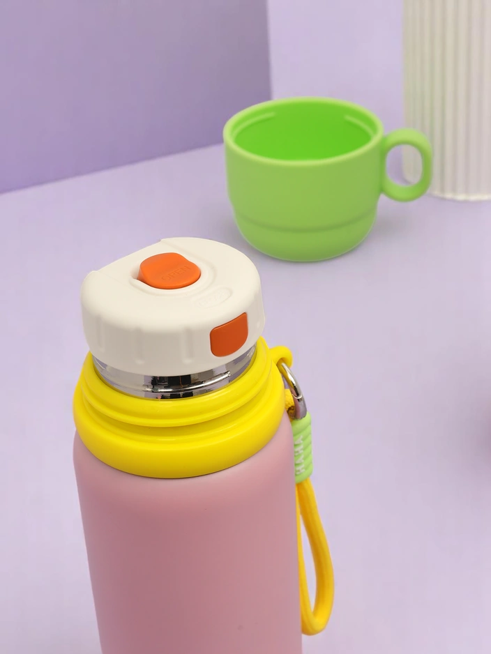 Royalfashion Термокана термос с чаша Happy Smile