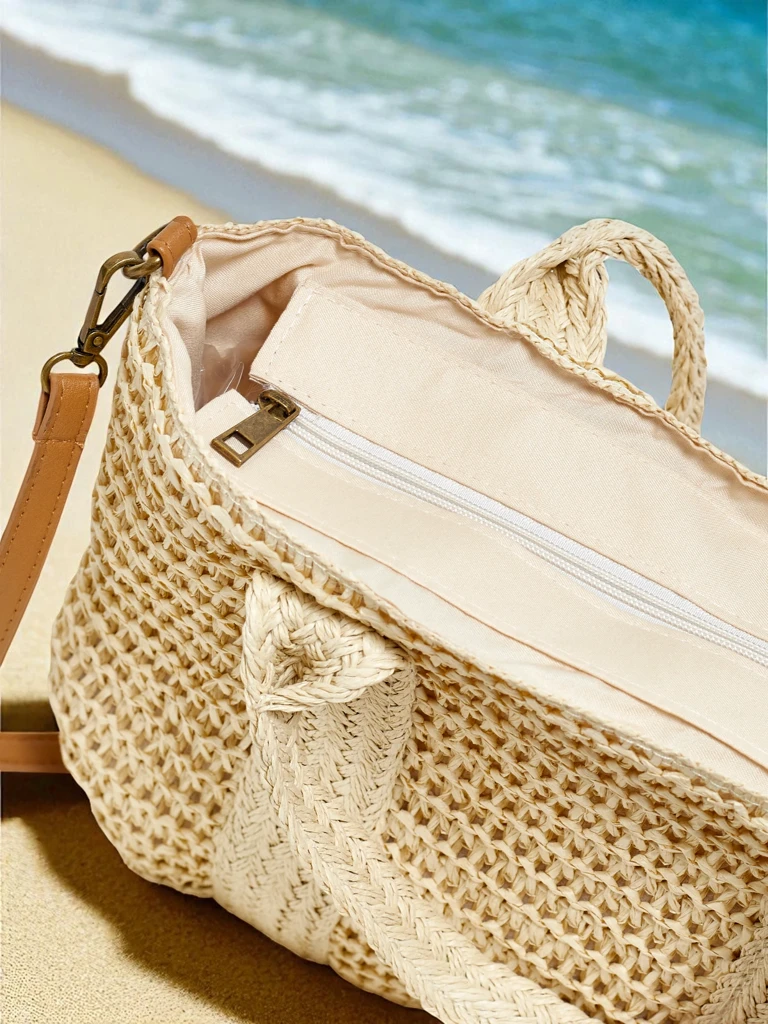 Royalfashion Голяма сламена дамска чанта Bella Paglia