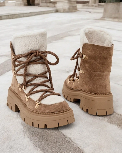 Royalfashion Lozin дамски ботуши за сняг с дантела