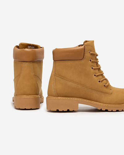 Royalfashion Кафяви дамски трапери Karveliea