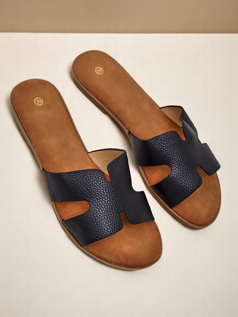 Royalfashion Дамски чехли с равна подметка Ежедневен стил