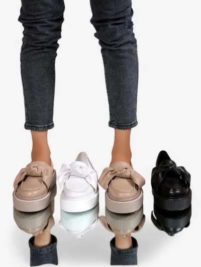 Royalfashion Елегантни дамски мокасини с лък Ortto