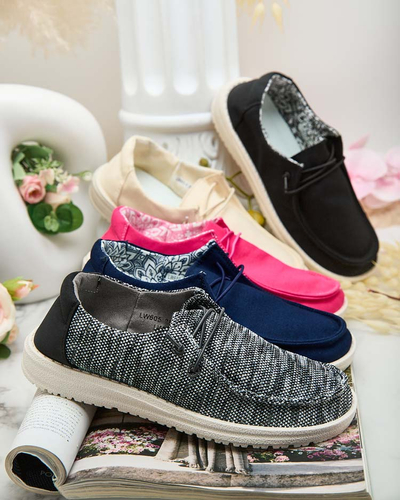 Royalfashion Дамски полуобувки с дантела