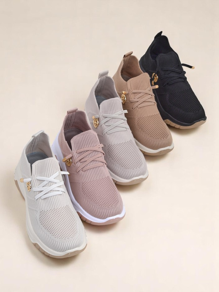 Royalfashion дамски текстилни спортни обувки без връзки Teletta