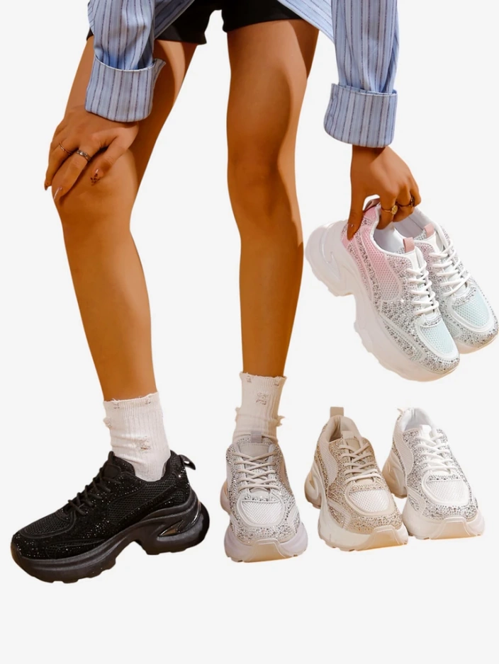 Спортни маратонки за жени Royalfashion с камъни, Bloss