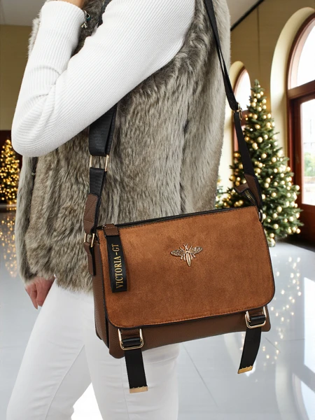 Малка дамска чанта от еко кожа Tessaria