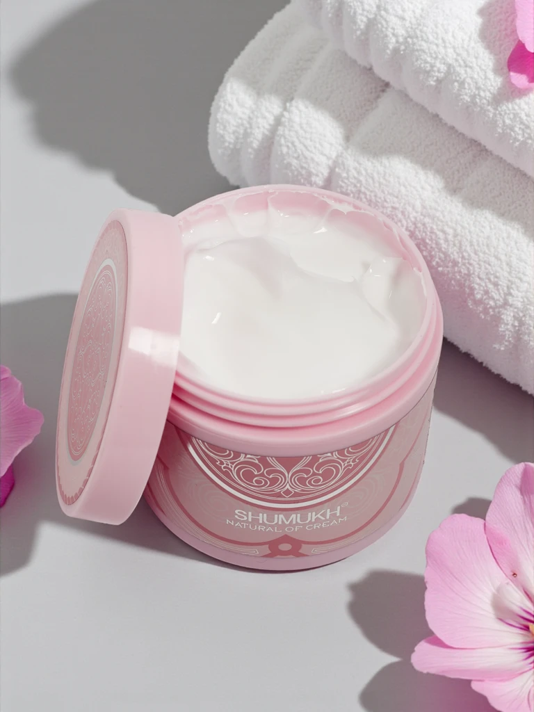 Крем за лице и шия с ефект на изсветляване и хидратация Light Pink