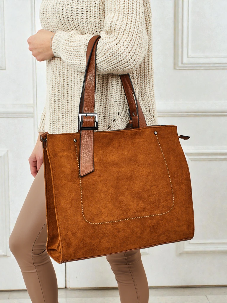 Дамска чанта shopper еко велур Daverna