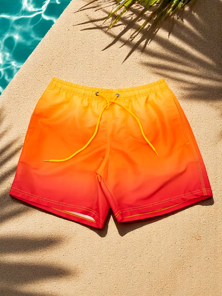 Royalfashion Спортни мъжки къси панталони ombre със защитна мрежа