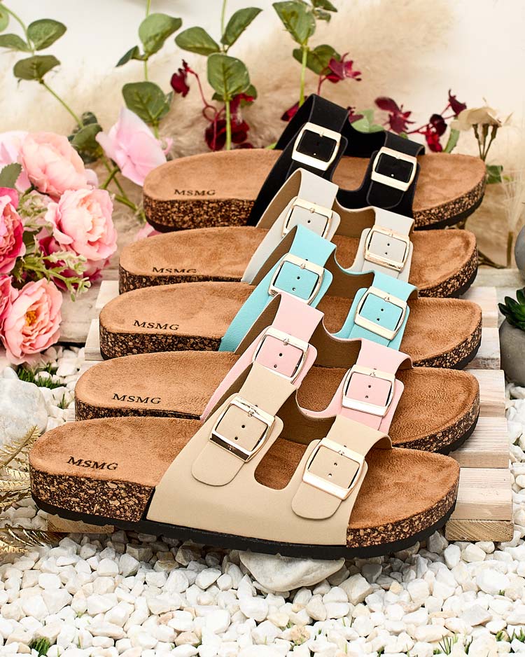 Royalfashion Дамски джапанки Rill с плоска подметка