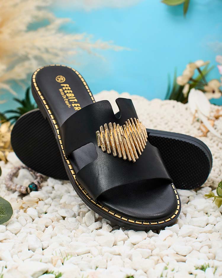 Royalfashion Дамски джапанки с плоска подметка Ortyca