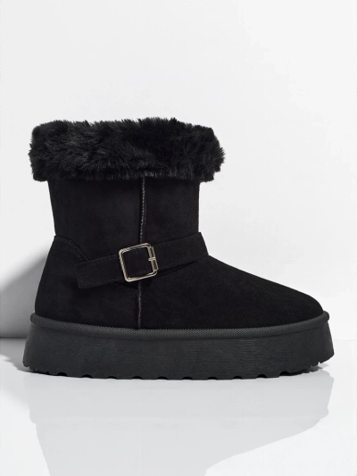 Royalfashion Къси дамски боти тип снегоходки Myrelle