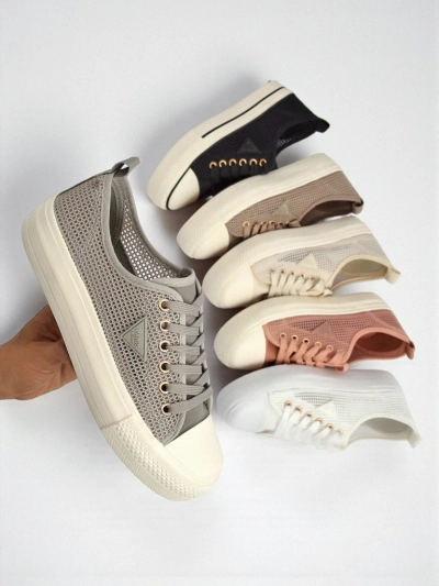 Дамски кецове Callista Mesh Light Grey – комфорт и стил за лятото и есента