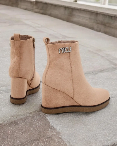 Royalfashion Дамски ботуши на котва Serda