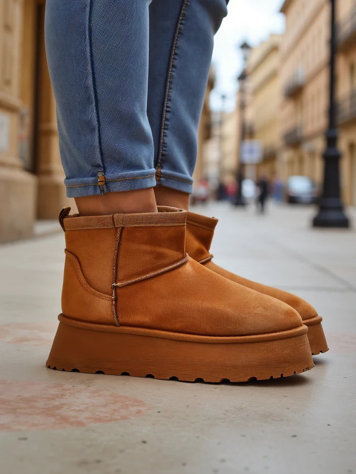 Royalfashion Къси обувки, наподобяващи дамски зимни ботуши Fortesse