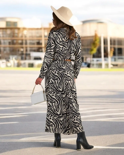 Дамски комплект с шарка Royalfashion