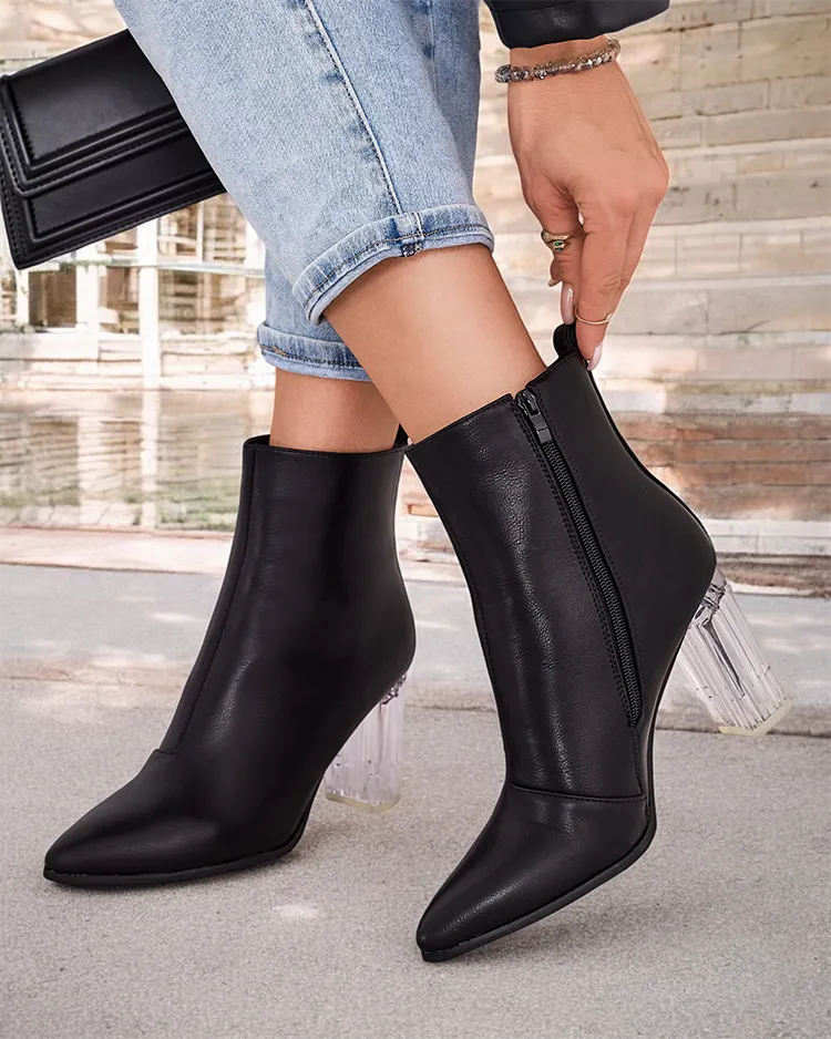 Royalfashion Дамски ботуши на ток Ovnese