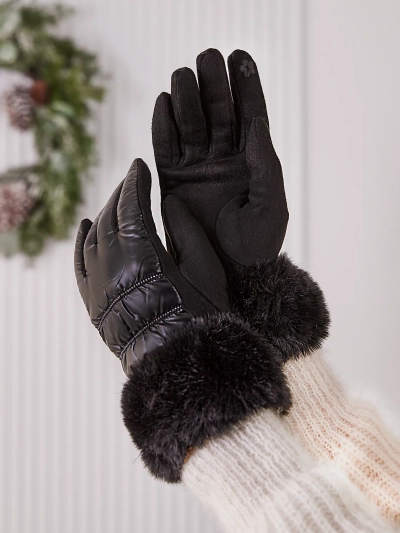 Ръкавици за жени на Royalfashion с кожена яка