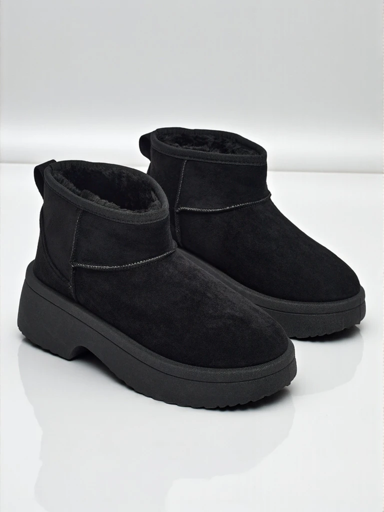 Къси дамски боти а ла сноубутс Liorah