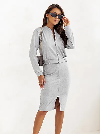 Royalfashion Ежедневен дамски комплект с пола