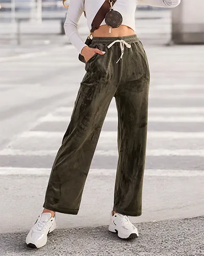 Royalfashion Дамски потници a'la velour